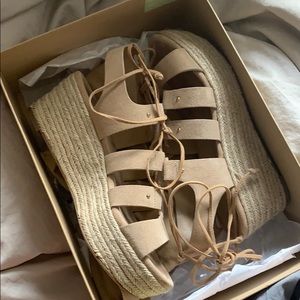 Michael Kors Platform espadrille sandals
